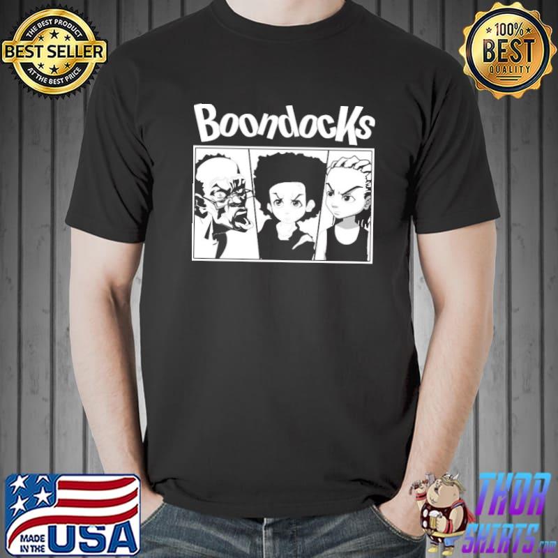 Characters boondocks b&w shirt