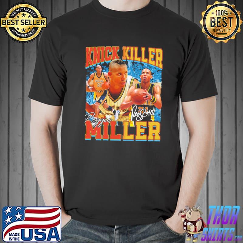Collage design reggie miller choke signature basketball classic shirt