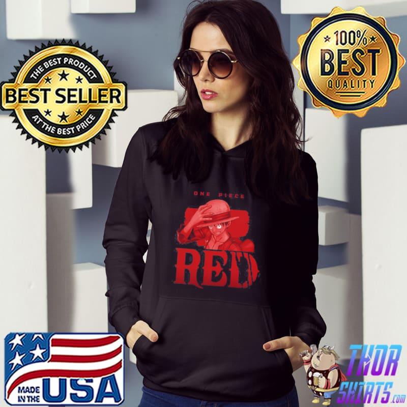 Coming up one piece film red artwork s Hoodie