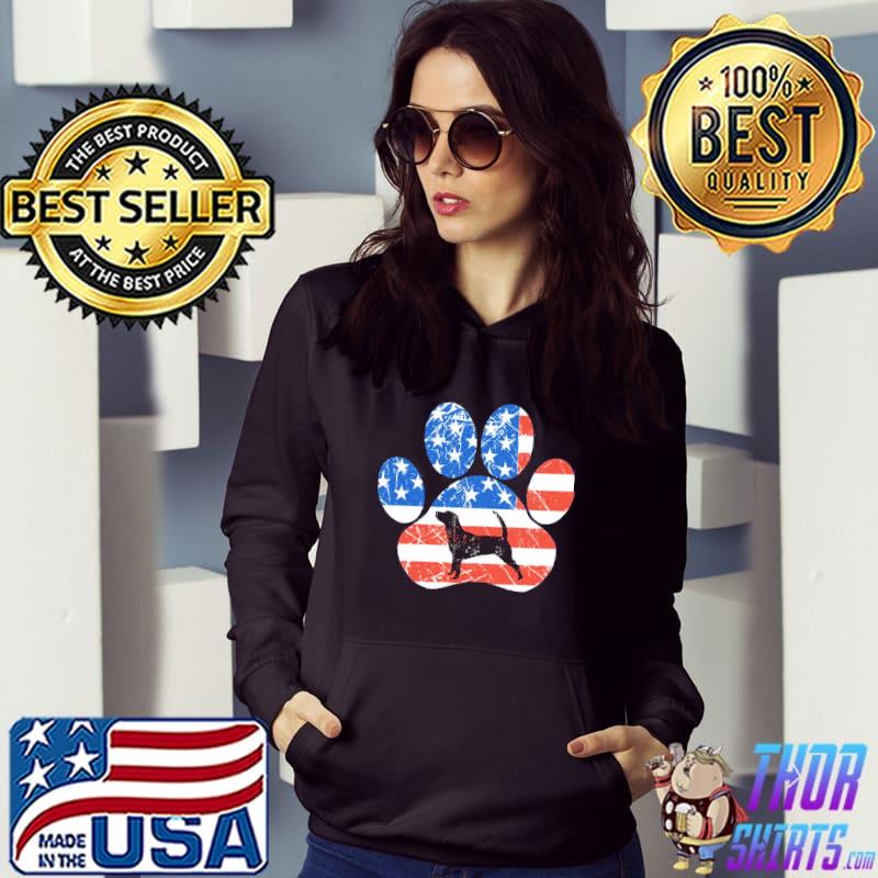 CorgI dog American flag dog paw trending classic s Hoodie