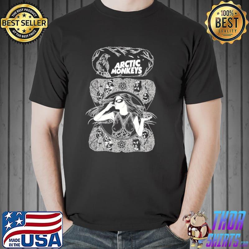 Cornerstone illustration arctic monkeys band shirt