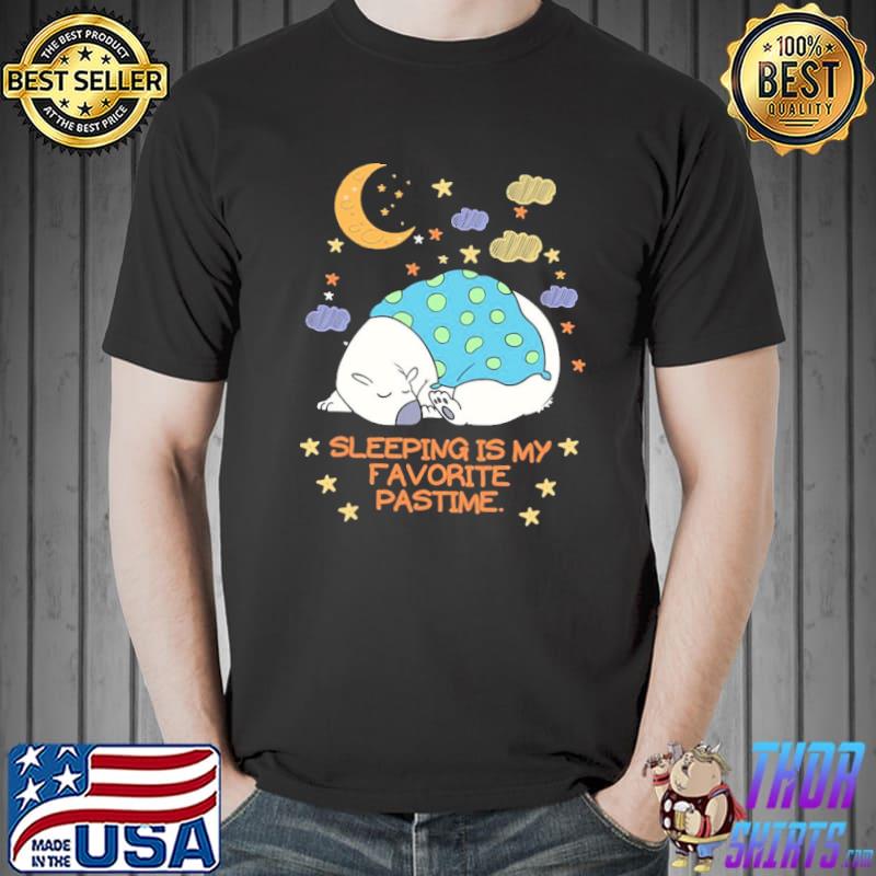 Cute baby picture polar bear sleeping shirt
