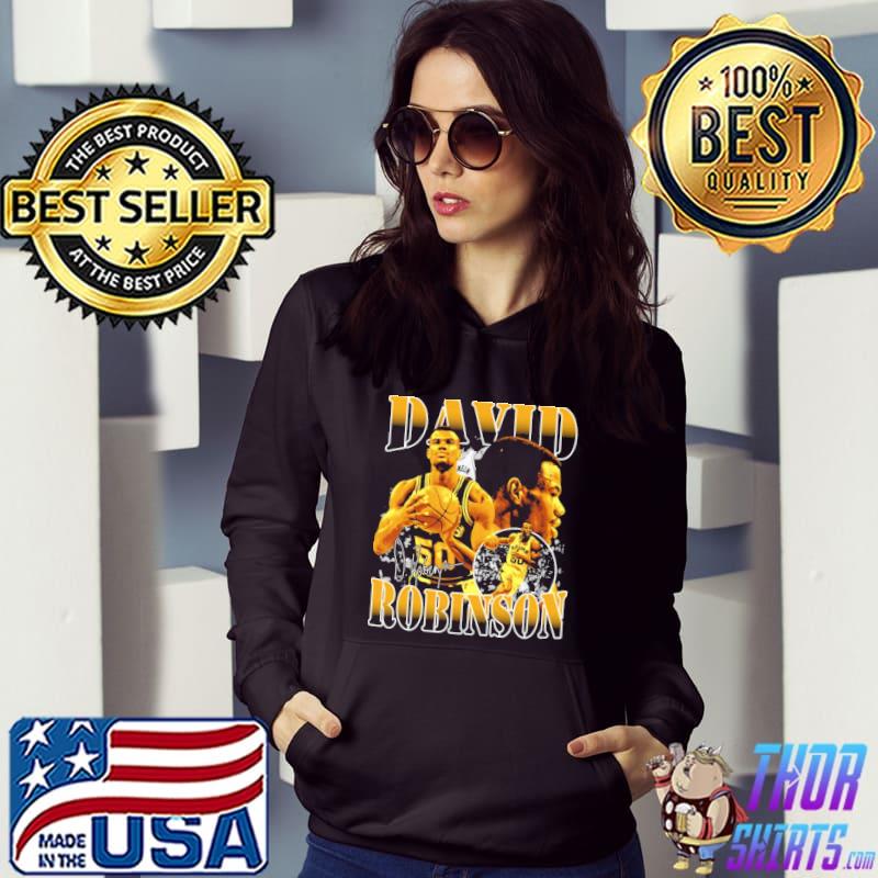 David robinson basketball yellow design 90s classic s Hoodie