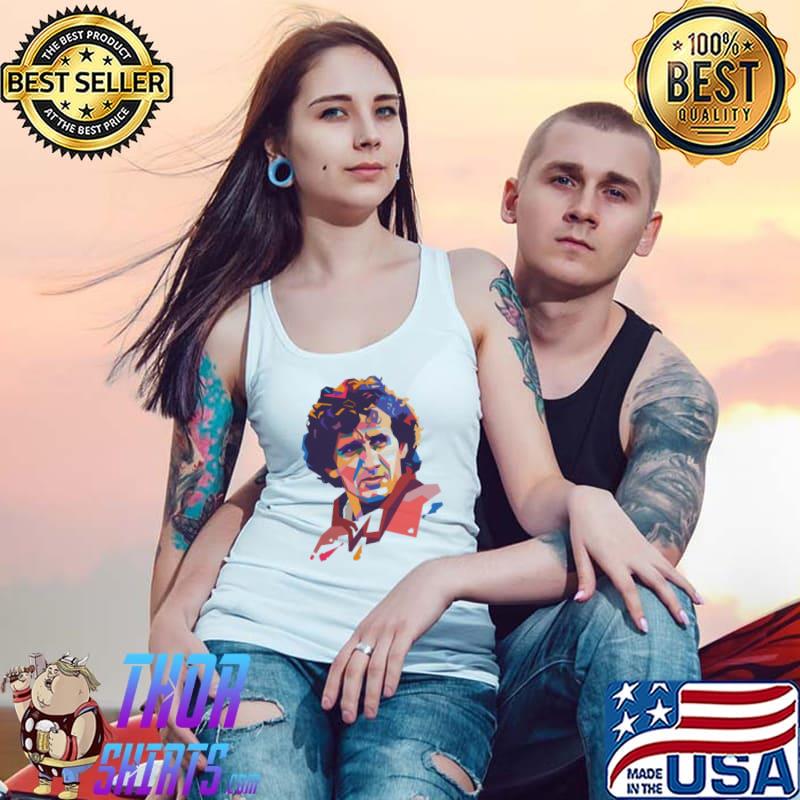 Digital portrait alain prost formula 1 racing classic s Tank Top