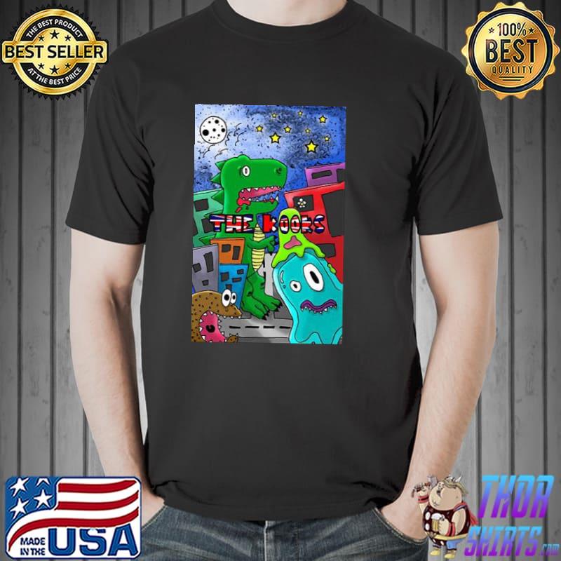 Dino kooks American with dinosaur and alien trending classic shirt