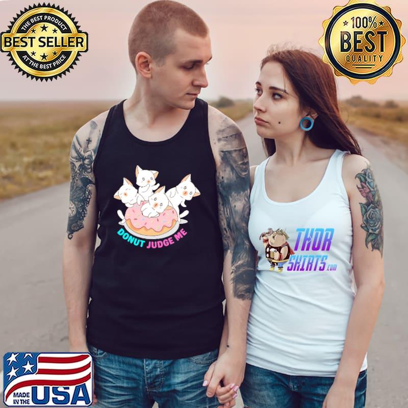 Donut judge me donut cats s Tank Top