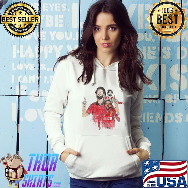 Drawing art Football player mohamed salah classic s Hoodie