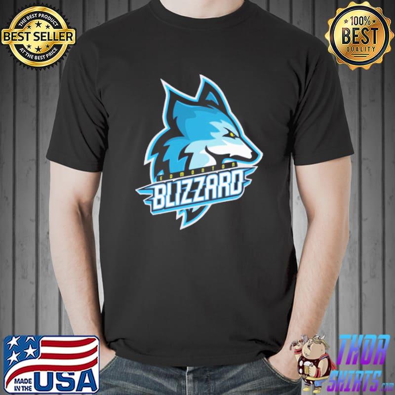 Edmonton blizzard simulation hockey league classic shirt