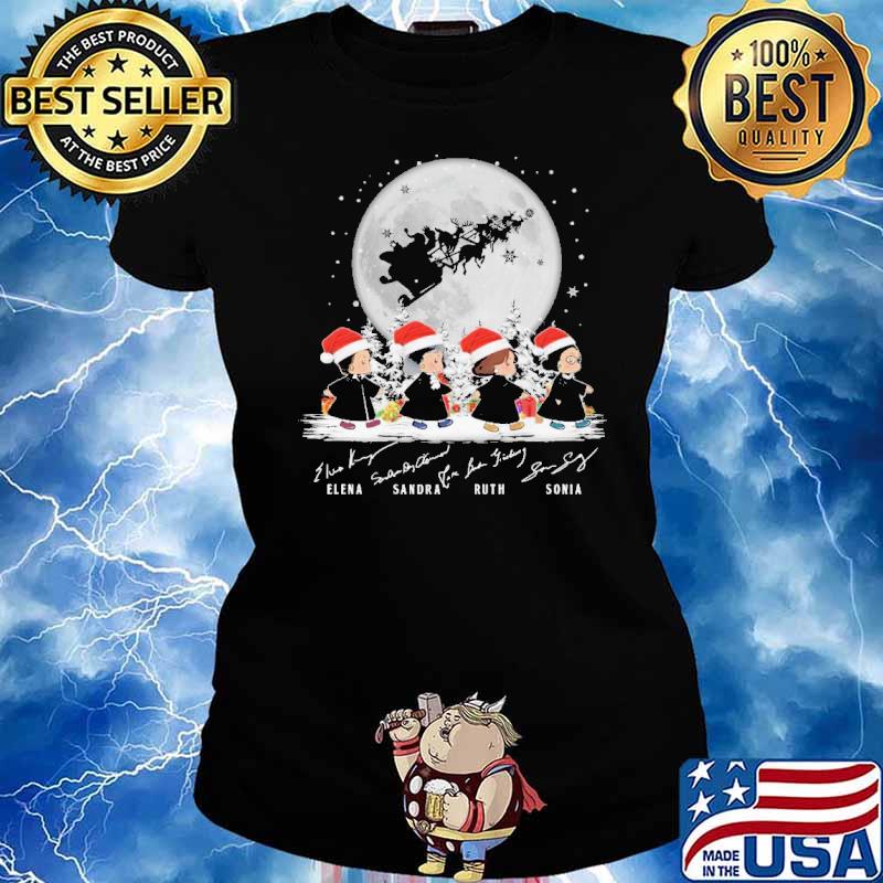 Elena Sandra Ruth Sonia Christmas Shirt Ladies tee