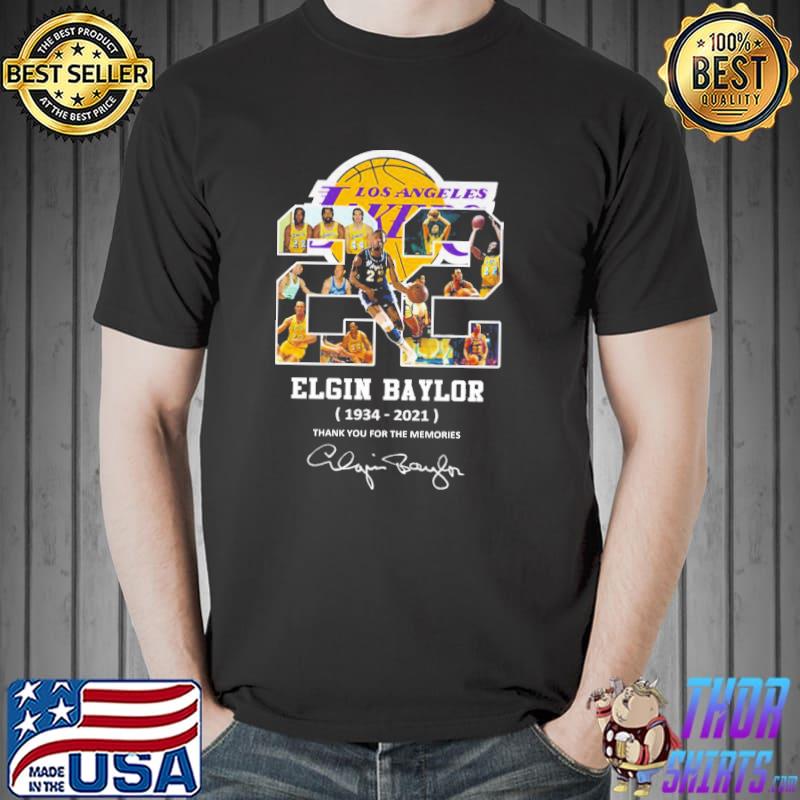 Elgin baylor no 22 laker basketball legend classic shirt