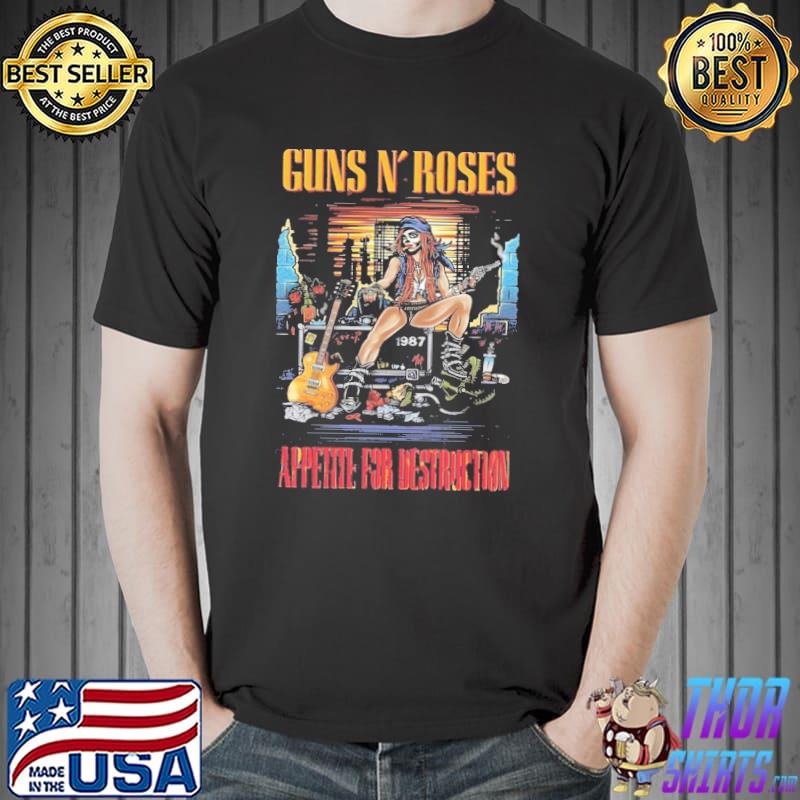 Est 1987 guns and roses band album art shirt
