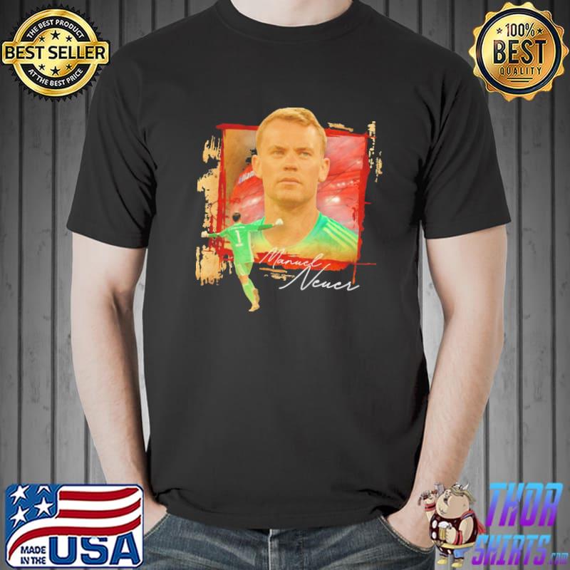 Fanart manuel neuer portrait goal keeper classic shirt