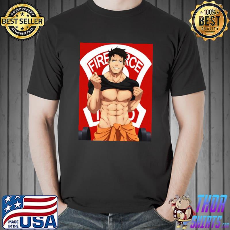 Fire force akitaru obI anime trending classic shirt
