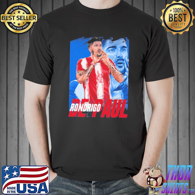 Footballer rodrigo de Paul graphic classic shirt