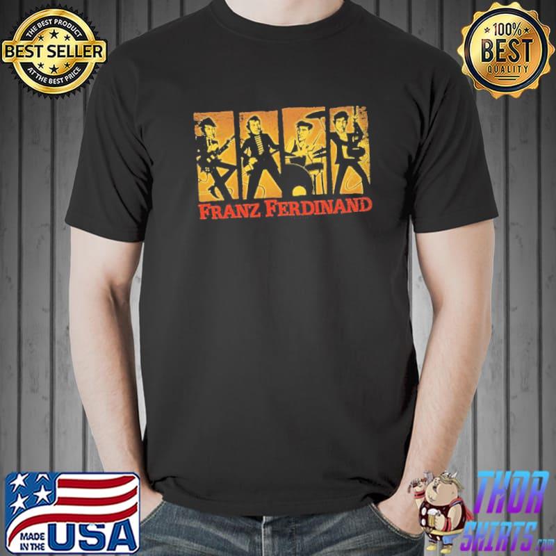 Foreigner abroad franz ferdinand rock band members trending classic shirt