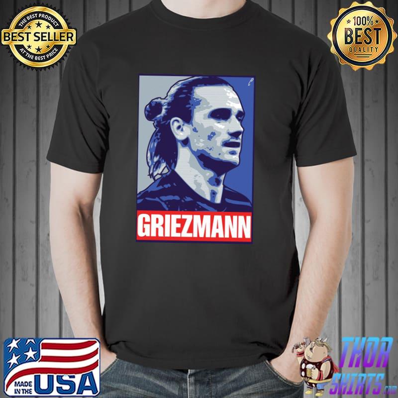 France graphic footballer antoine griezmann classic shirt