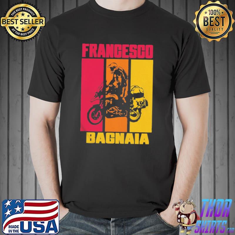 Francesco bagnaia 63 sunset design motorsport classic shirt
