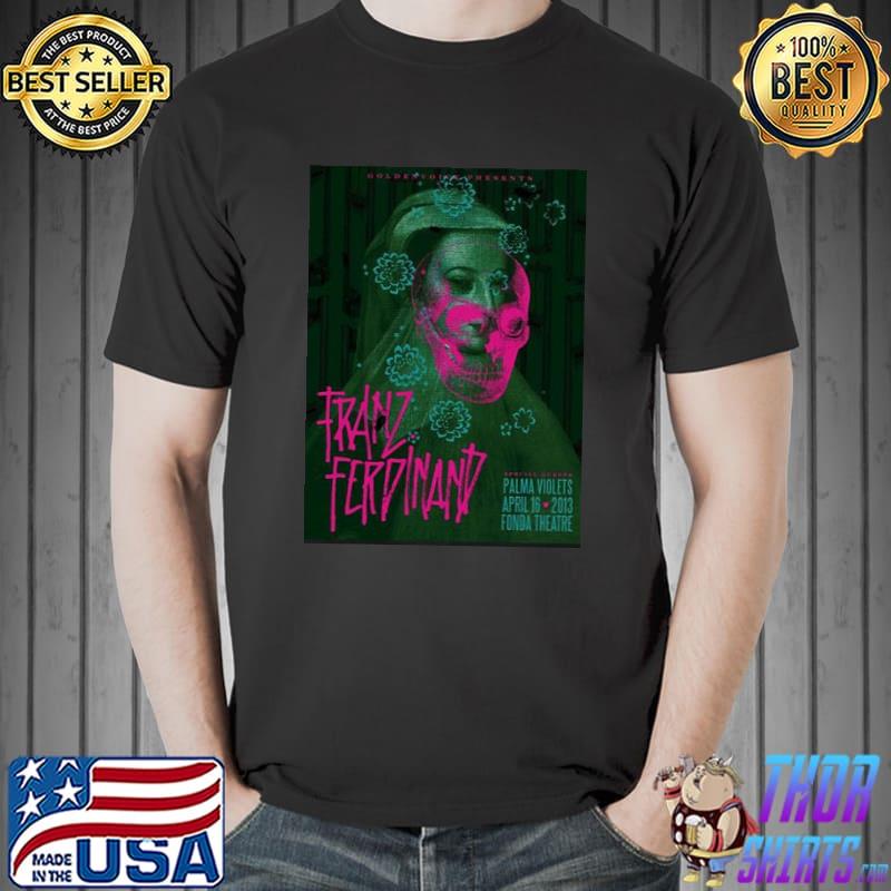Franz ferdinand rock band fonda theatre golden voice vintage trending classic shirt
