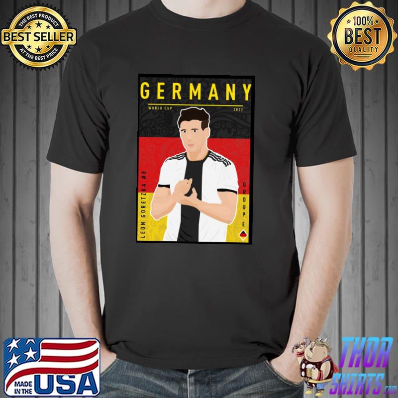 Germany world cup 2022 leon goretzka 8 classic shirt