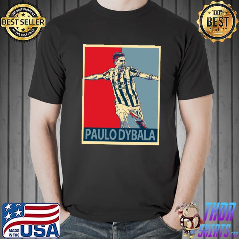 Graphic illustration paulo dybala classic shirt