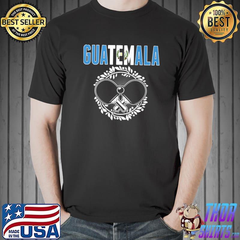 Guatemala Table Tennis Lovers Jersey Guatemalan Ping Pong T-Shirt