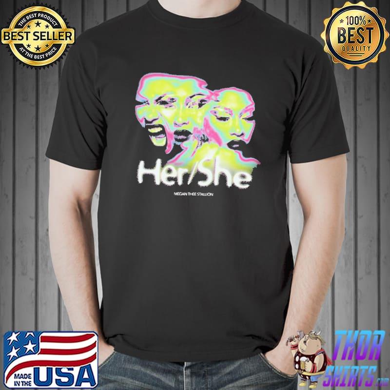 Her she megan thee stallion glitch shirt