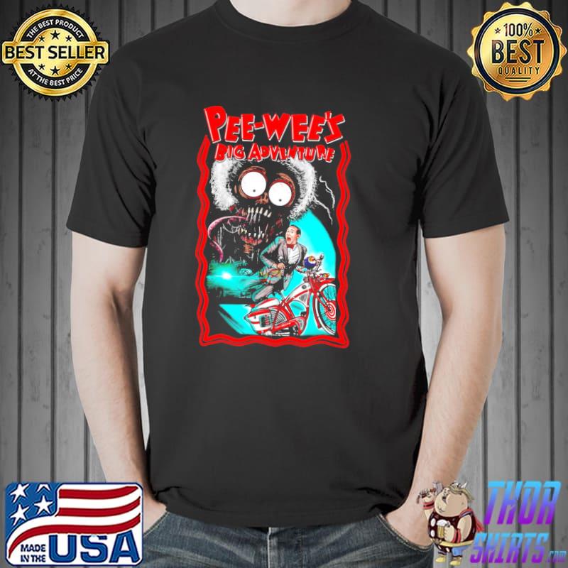 Horror pee wee's big adventure films funny design classic shirt