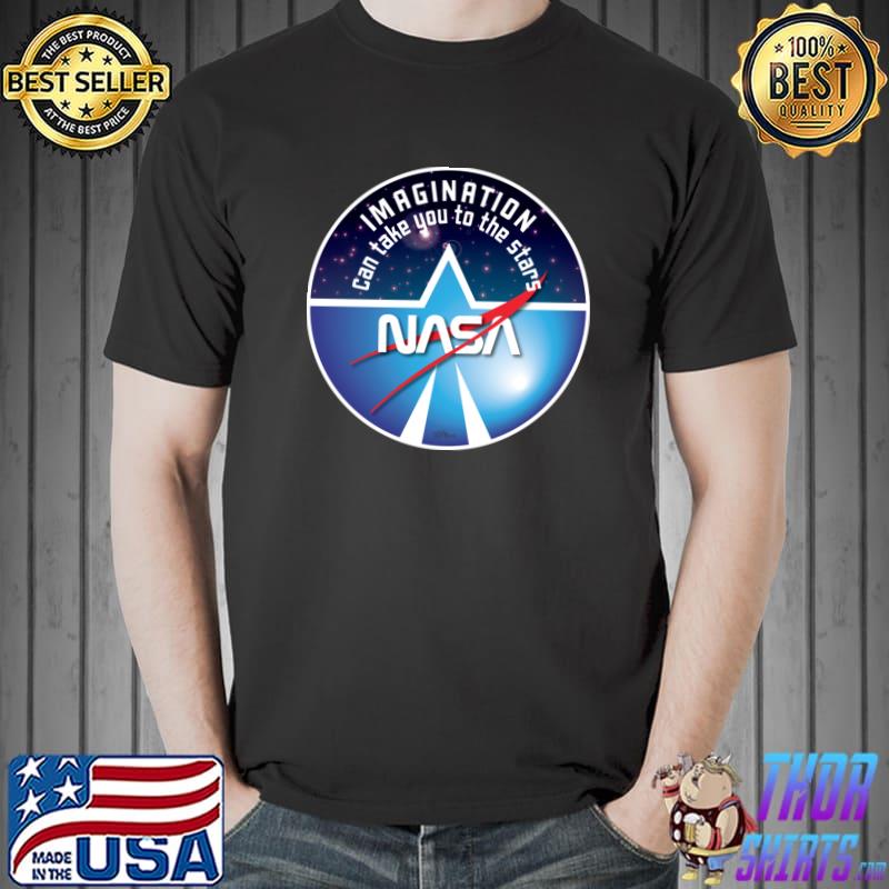 Imagination can take you the stars nasa symbol T-Shirt