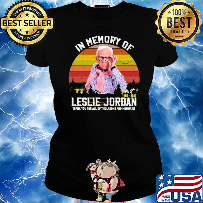 In Memory Of Leslie Jordan Vintage Shirt Ladies tee