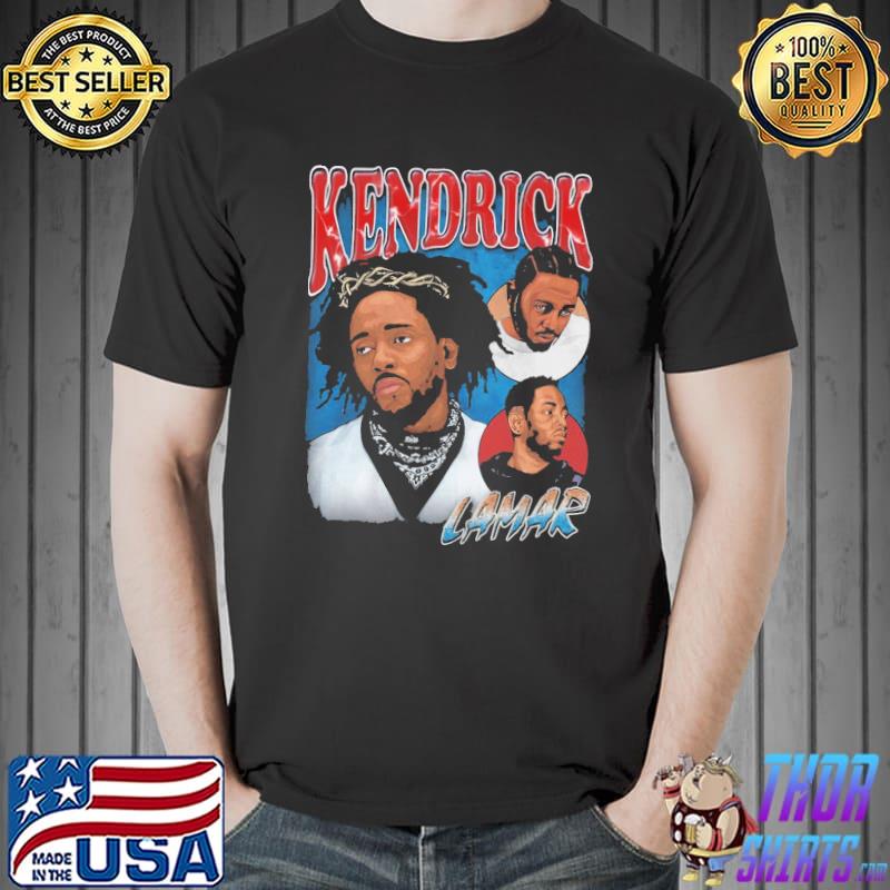 Kendrick lamar rap music vintage 90s bootleg design shirt
