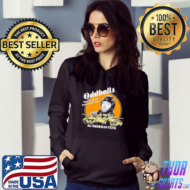 Knock ir off with them negative waves oddballs m4 sherman tank s Hoodie