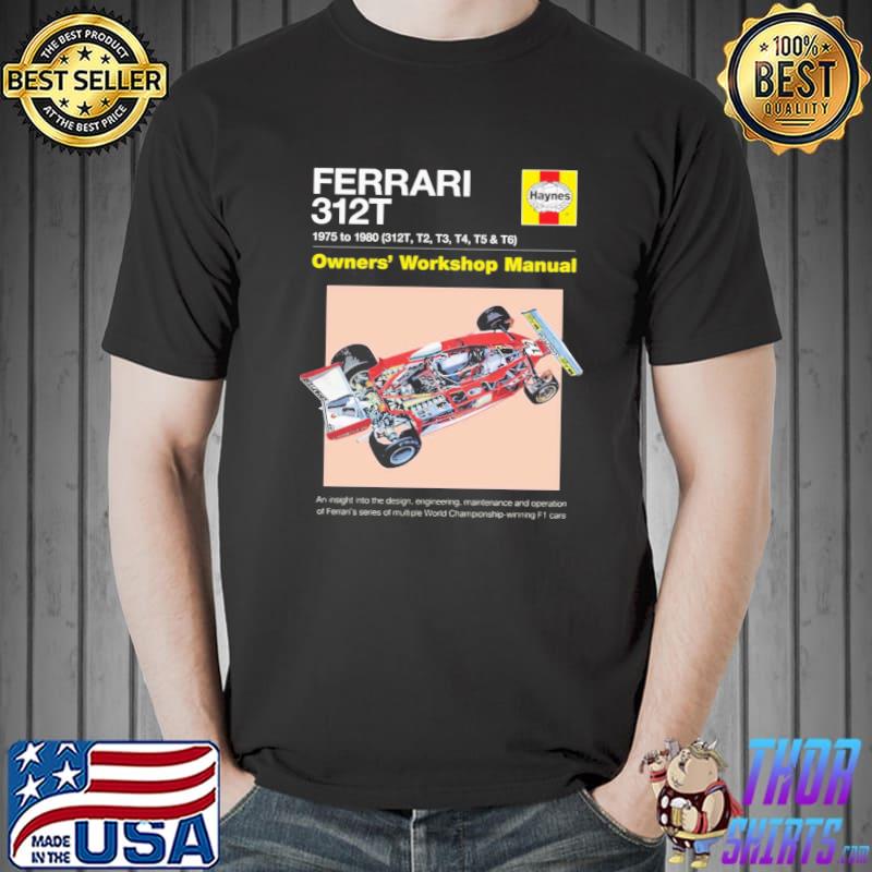 Lauda's 312t 1975 to 1990 car shirt