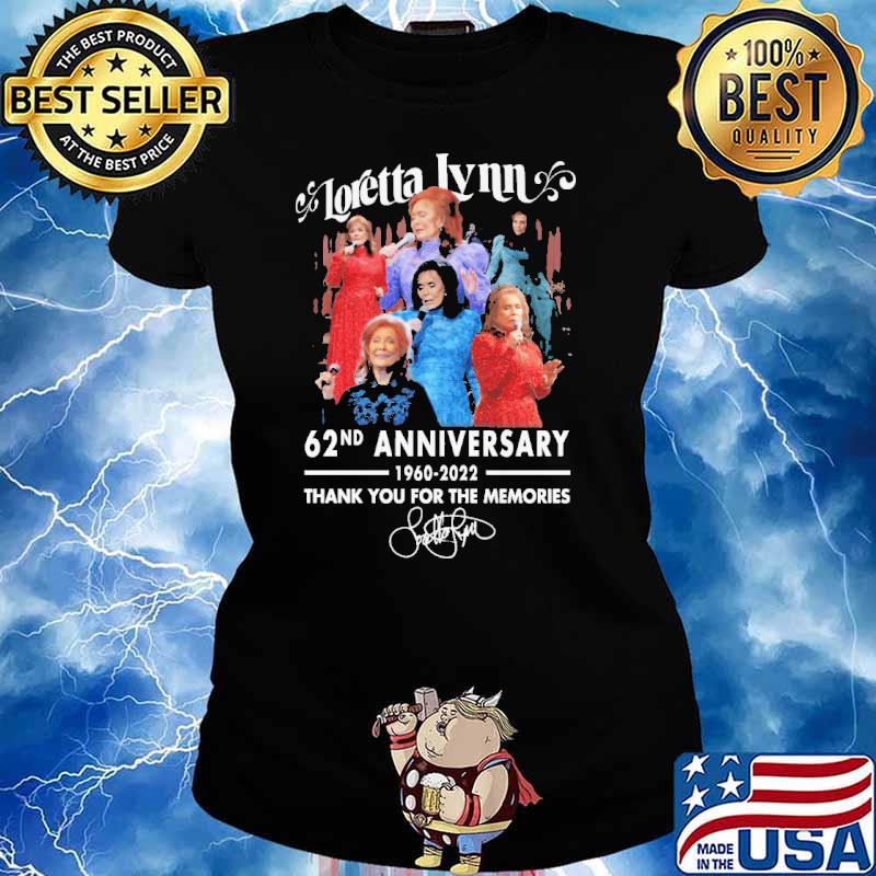 Loretta Lynn 62nd Anniversary Shirt Ladies tee