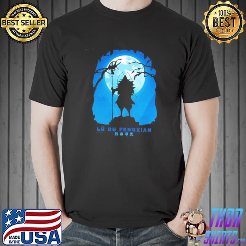 Lu bu fengxian record of ragnarok silhouette shirt