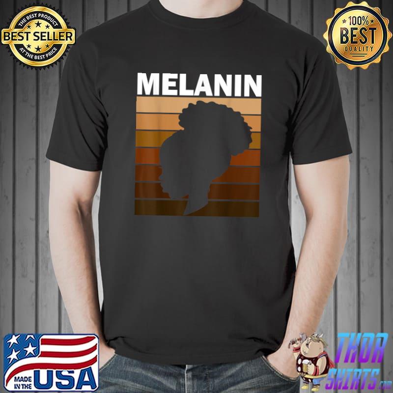 Melanin Queen Black Pride Empowrement Melanin Vintage T-Shirt