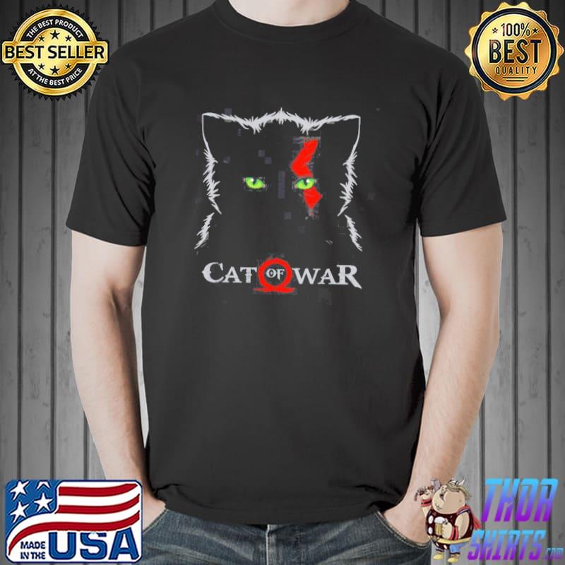 Meow cat of war god of war ragnarok shirt