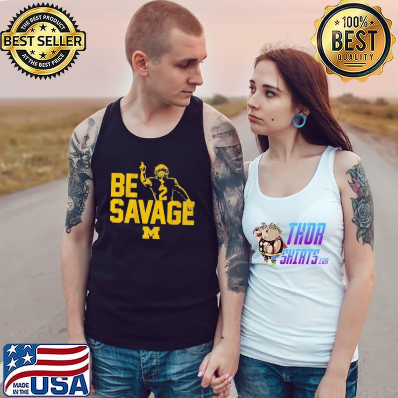 Michigan Football blake corum be savage s Tank Top