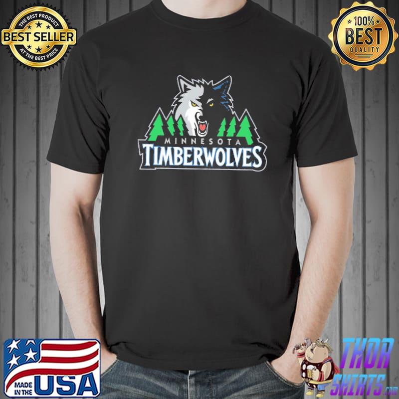 Minnesota timberwolves logo vintage shirt