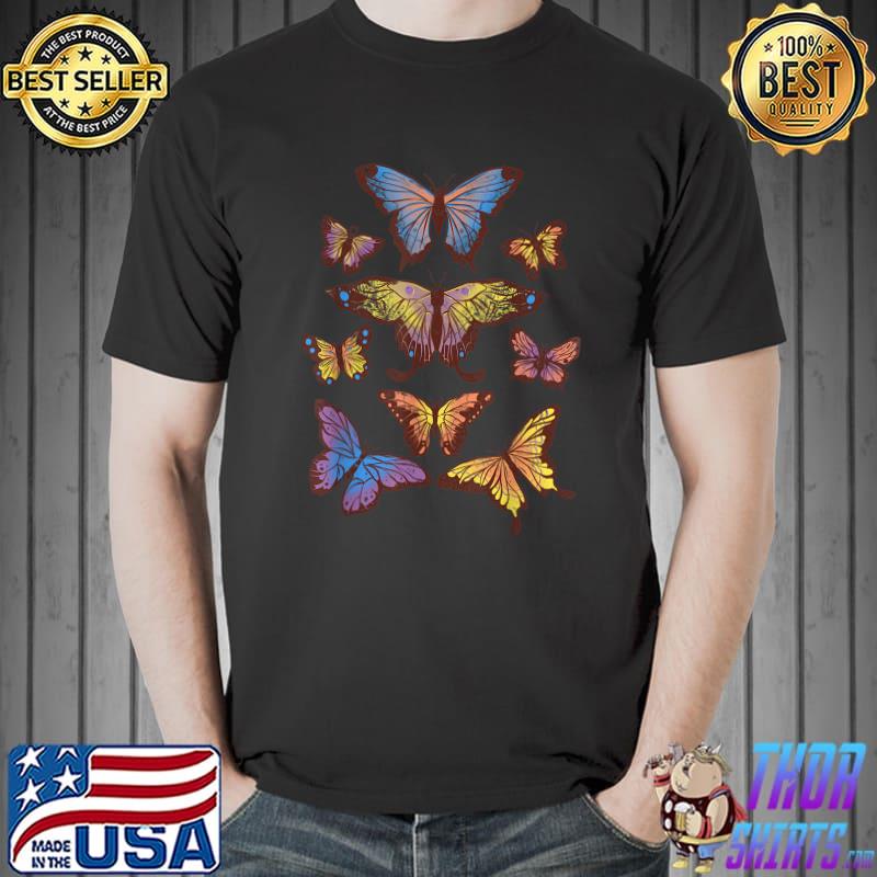 Monarch Butterflies Collection Entomology Science Butterfly T-Shirt