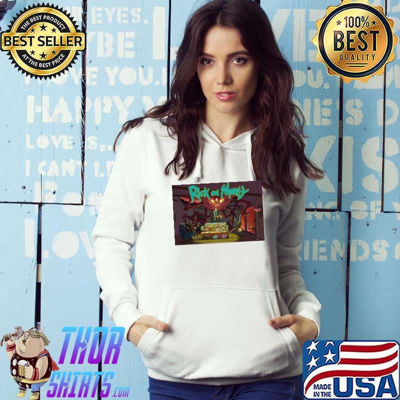 Monster rick and morty artwork classic s Hoodie