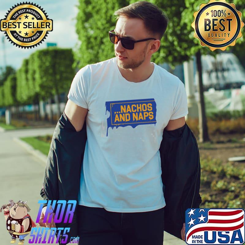 Nachos and naps blockbuster 80s movies retro vhs 90s video funny shirt
