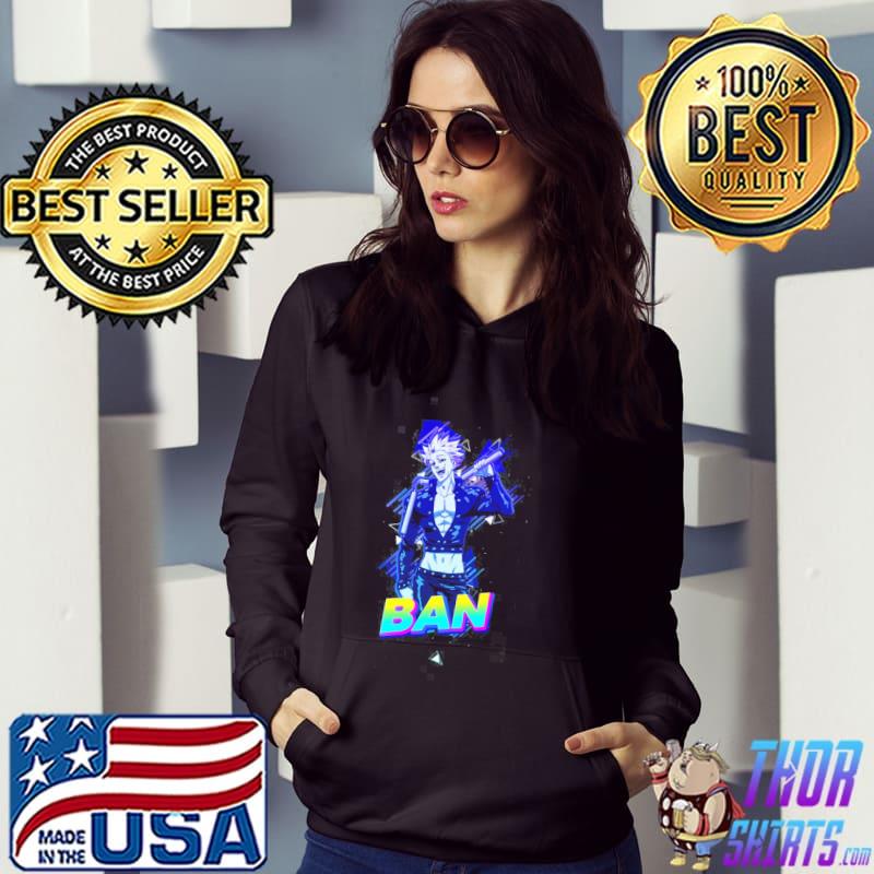 Neon design geometric seven deadly sins ban greed s Hoodie