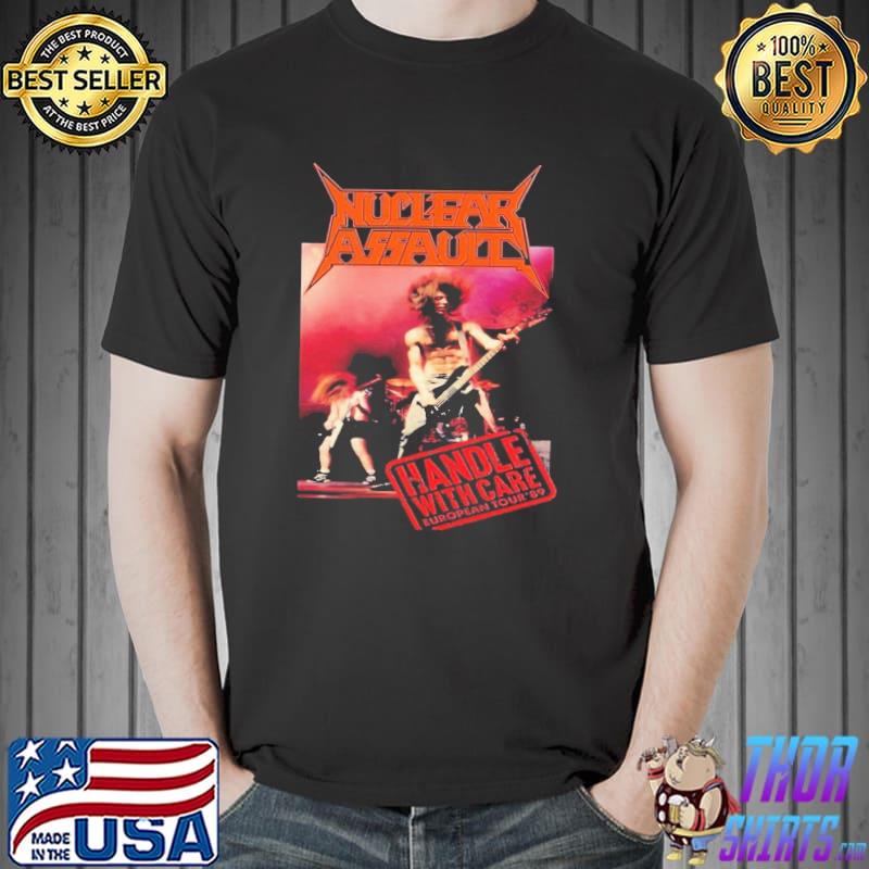Nuclear assault retro 90s rock music shirt
