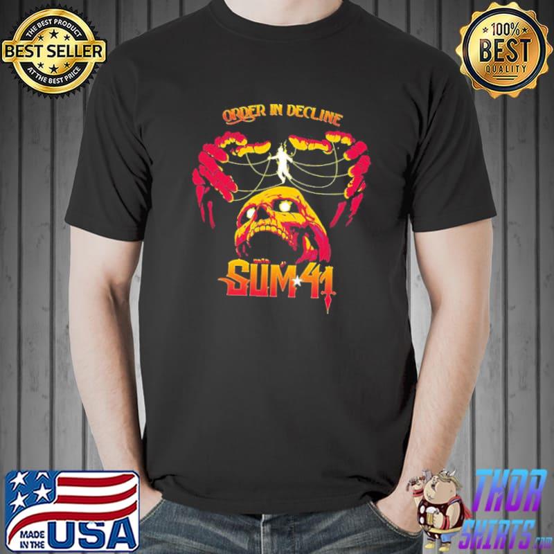 Order in decline sum 41 band shirt