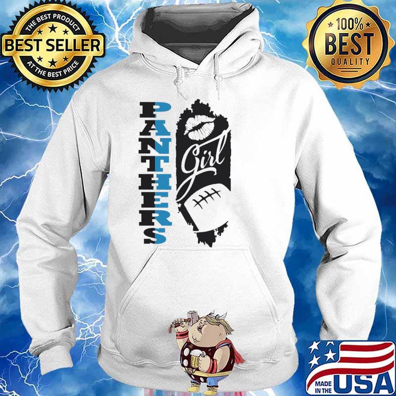 Panthers Girl Lip Baseball Shirt Hoodie