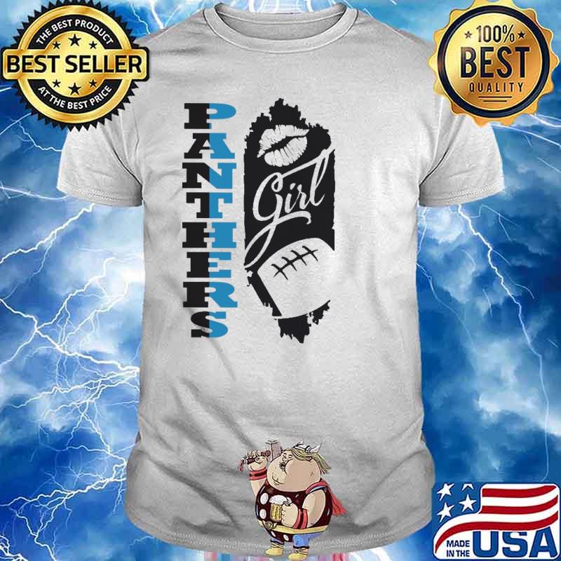 Panthers Girl Lip Baseball Shirt