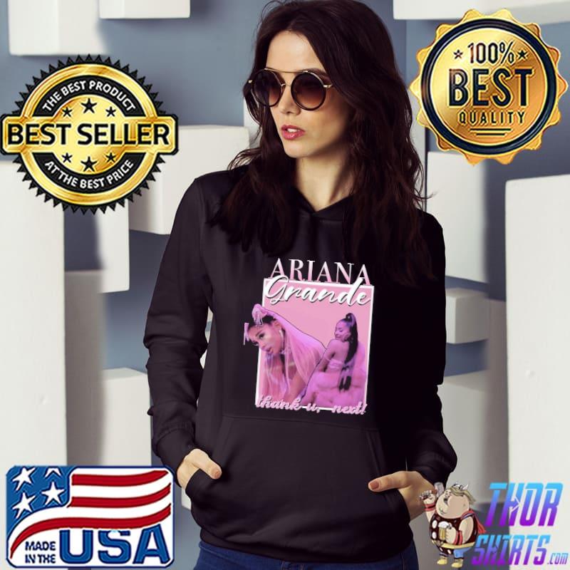 Pink design thank u next ariana grande singer s Hoodie