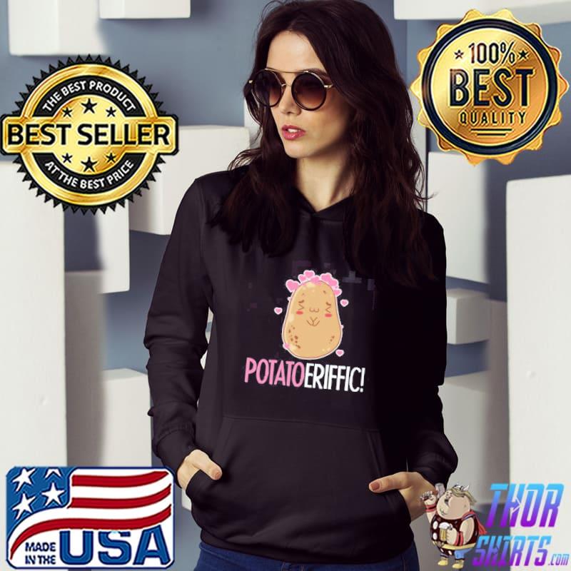 Potatoeriffic sweet potato kawaiI food veggie heart trending s Hoodie
