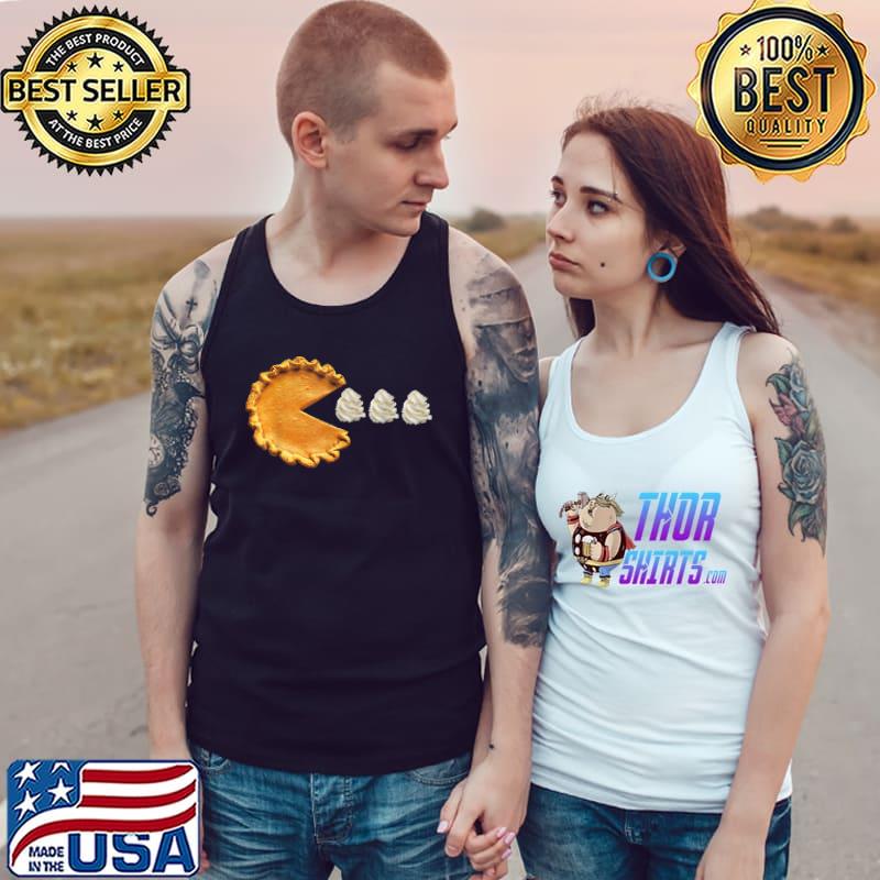 Pumpkin Pie Eat Ice Cream Thanksgiving Day T-Shirt Tank Top