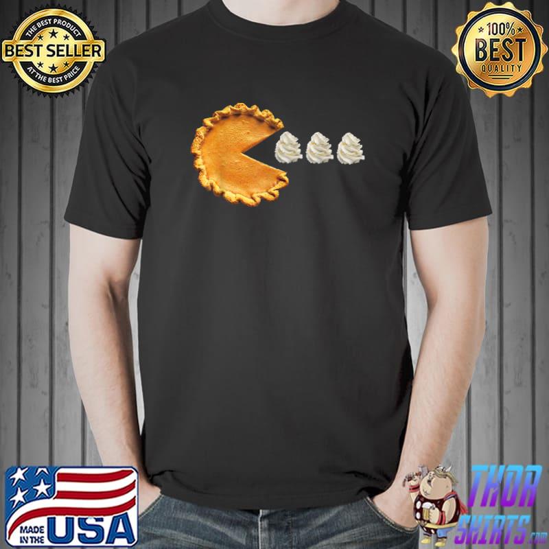 Pumpkin Pie Eat Ice Cream Thanksgiving Day T-Shirt